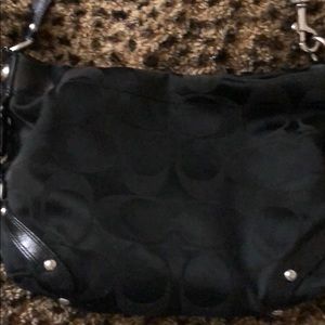 Black coach purse